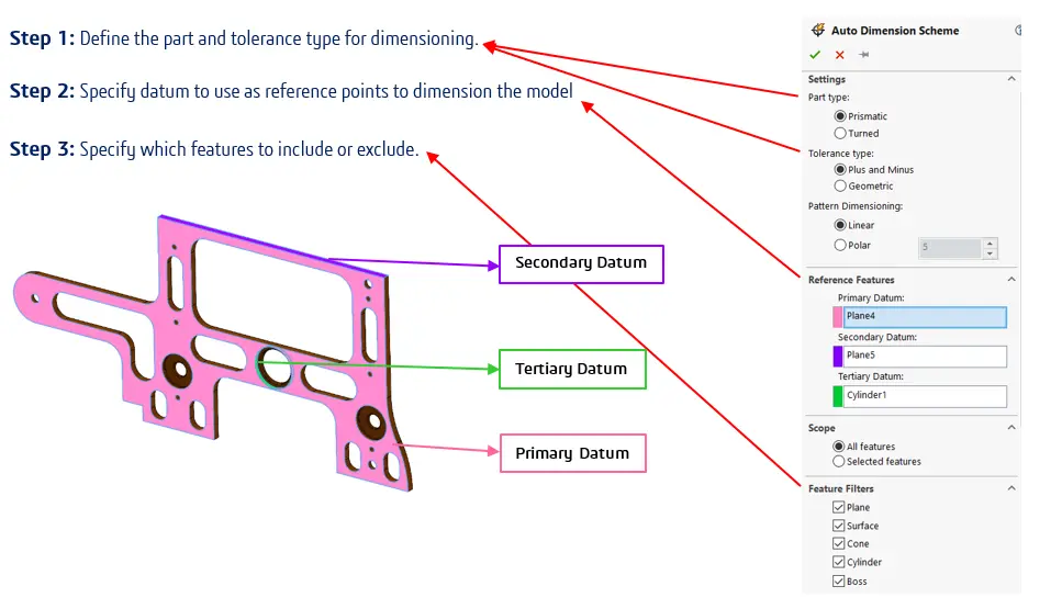 SOLIDWORKS DIMXPERT
