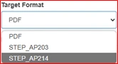 CAD Conversion Using Derived Format Converter