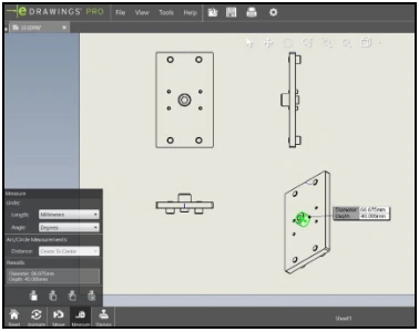 Measure tool is enabled - SOLIDWORKS Reseller
