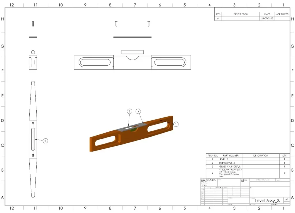 model scale drawing
