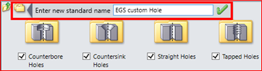 Custom Hole in Toolbox Solidworks